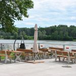 Grillplatz mit Blick auf die Donau